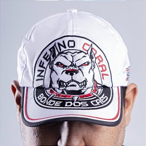 Boné escudo bola Inferno Coral Bonde dos Cães (bordado)