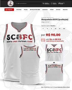LANÇAMENTO - Basqueteira SCFC - Bordada