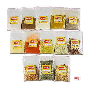 Kit Sabores do Dia a Dia - 13 Temperos - 50g