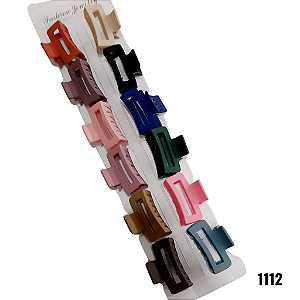 NE1112 - Presilha de cabelo 12 pcs por kit/ 3m atacado 1112 – Pacote com 12 unidades (Atacado)