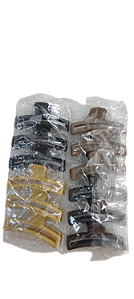 NE10061 - 10061 piranha de cabelo plástico+ ferro, 11 cm – Pacote com 12 unidades (Atacado)