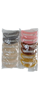 NE10053 - 10053 piranha de cabelo plástico+ ferro, 9 cm – Pacote com 12 unidades (Atacado)