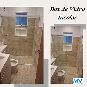 Box de Vidro Incolor 1,01 á 1,10 (altura 1,90)