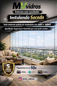 Envidraçamento de Sacada em São Paulo