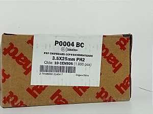 Parafuso Chipboard Bicromatizado 3,5x25mm Hardt