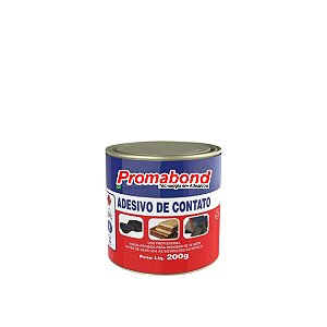 ADESIVO COLA CONTATO PROMABOND COR AMBAR 200gr