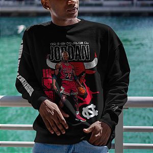 Moletom gola careca Michael Jordan