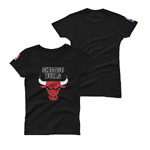 Camiseta Baby Look Chicago Bulls