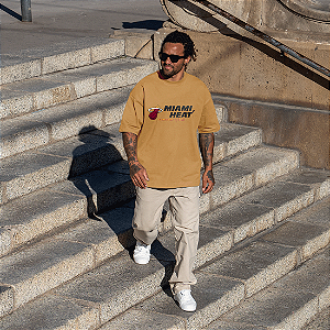 Camiseta Oversized Miami Heat