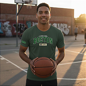 Camiseta Algodão Peruano Boston Celtics