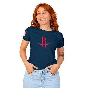 Camiseta Baby Look Houston Rockets