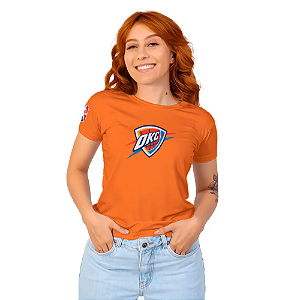 Camiseta Baby Look Oklahoma City Thunder