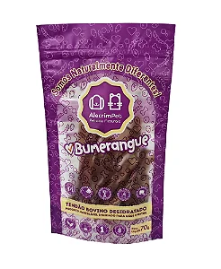 Mordedor Natural Para Cães - Bumerangue (Tendão Bovino Desidratado)