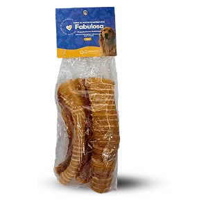 Mordedor Natural para Cães - Fabulosa (Traqueia Bovina Desidratada)