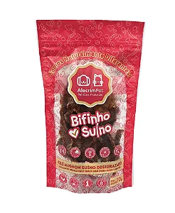 Petisco Natural para Cães e Gatos - Bifinho Suíno (Filé Mignon Suíno)