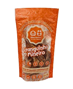 Petisco Natural para Cães e Gatos Franguinho Mineiro (Filé de Frango Desidratado)