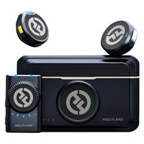 Microfone Lapela Hollyland Lark M2 Combo USB-C Lighting Sem Fio para Smartphone