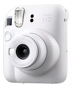 Câmera Instantânea Fujifilm Instax Mini 12 com Flash A Pilha - Branco