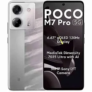 Smartphone Xiaomi Poco M7 Pro 5G Global 256GB 8GB Ram Dual Sim Tela 6.67" - Prata