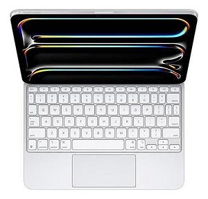Apple Magic Keyboard A3340 MDFO/4LL para iPad Air 13" (M3) - Branco (Inglés)