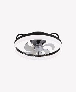 Plafon e Ventilador  | AIR BLACK IVORY