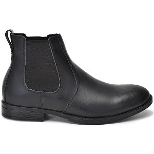 Botina Chelsea Masculina XE Couro Legítimo Macia Moderna Brete Boots