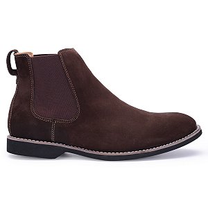 Botina Chelsea Masculina De Couro Legítimo DI 2025 Brete Boots