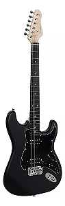 Guitarra Stratocaster Giannini BK/ BK Preto Gianinni G102