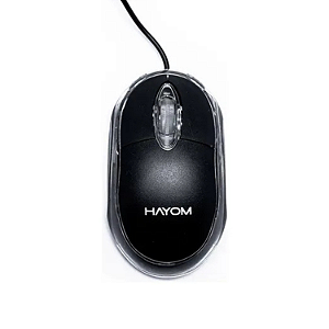 Mouse Optico Com Fio MU-2914 Hayom Preto
