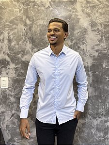 CAMISA SOCIAL ML JP AZUL BB