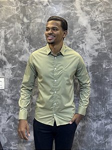 CAMISA SOCIAL ML JP VERDE MUSGO