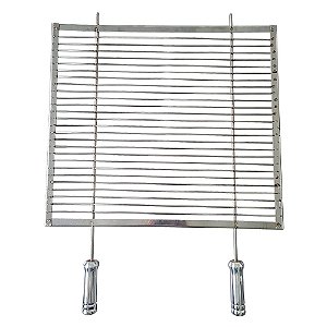 Grelha Uruguaia em Aço Inox 304 – 50x45cm