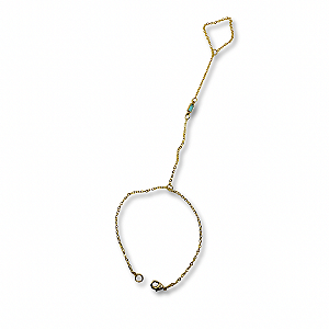 Pulseira de Mão Dourada