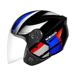 Capacete Spark Jet Square PTO/AZUL 58