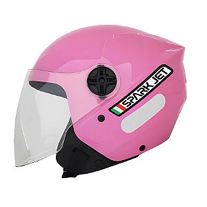 Capacete Spark Jet Solid Rosa 58