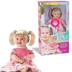 Boneca Vivi Conta Histórias 35cm