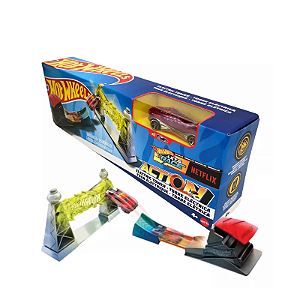 Pista Hot Wheels Torre Elétrica Com Carro