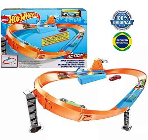 Pista Hotwheels Campeão de Pista Rápida