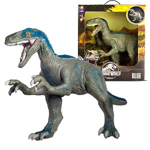 Dinossauro Blue 60cm Azul Vinil