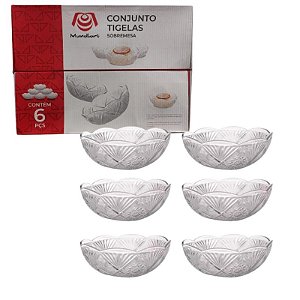Conjunto 6 Tigelas Sobremesa Mundiart