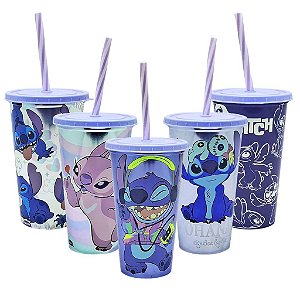 Kit 20 Copos do Stitch 500 ML