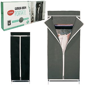 Guarda Roupa Portátil Suporta 8kg Clink