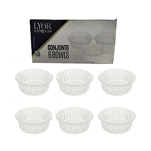Kit Conjunto De 6 Tijelas de Sobremesa