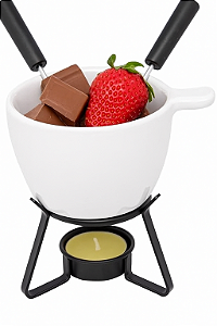 Kit Aparelho de Fondue 4 pçs de Lyor 250 ml