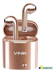 Fone de Ouvido Sem Fio Easy W1 +Tws Dourado