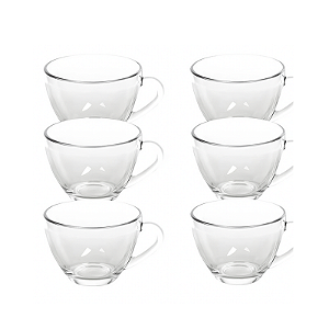 Conjunto de 6 Xícaras 230mL De Chá