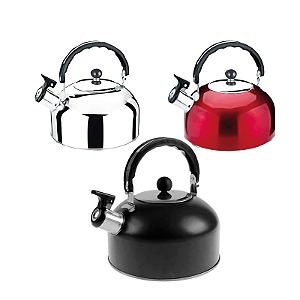 Chaleira de Apito 2L Aço Inox