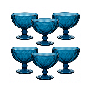 Conjunto de Taças 400mL Azul