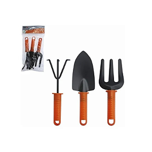 Kit 3 Ferramentas Jardinagem