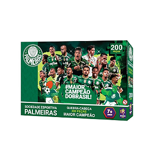 Quebra Cabeça Palmeiras 200 Peças